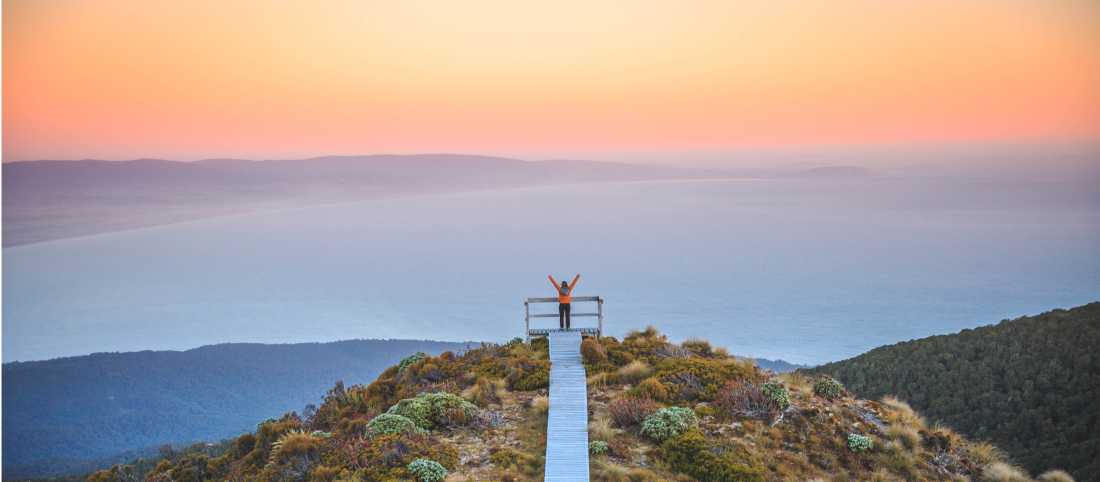 Panoramic views over Te Waewae Bay |  Liz Carlson